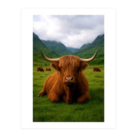 Highland Cow in Scotland (Print Only)
