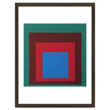 Josef Albers - HOMAGE TO THE SQUARE: Green, Red, Blue thumbnail
