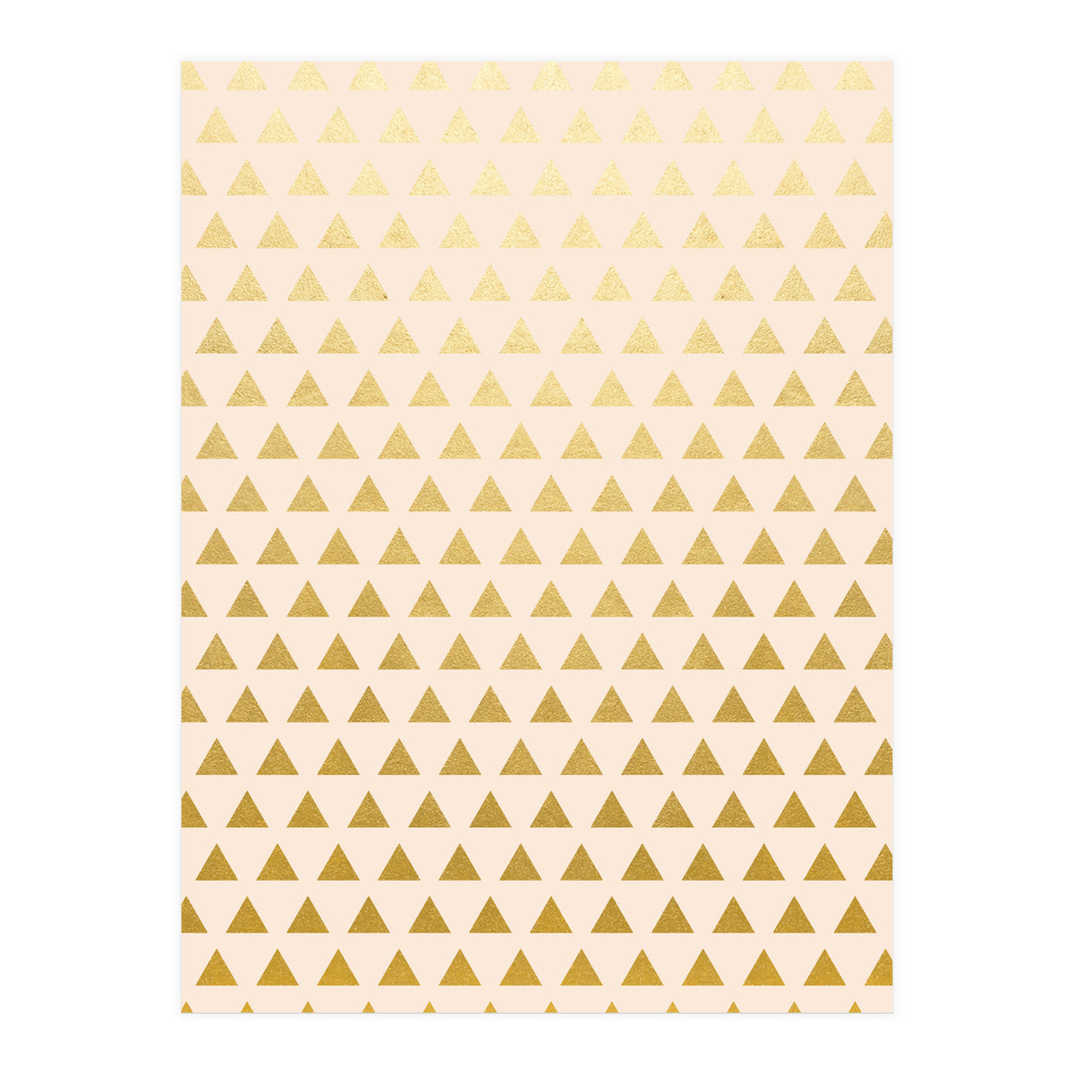 Blush + Gold Triangles #society6 #decor #buyart (Print Only)