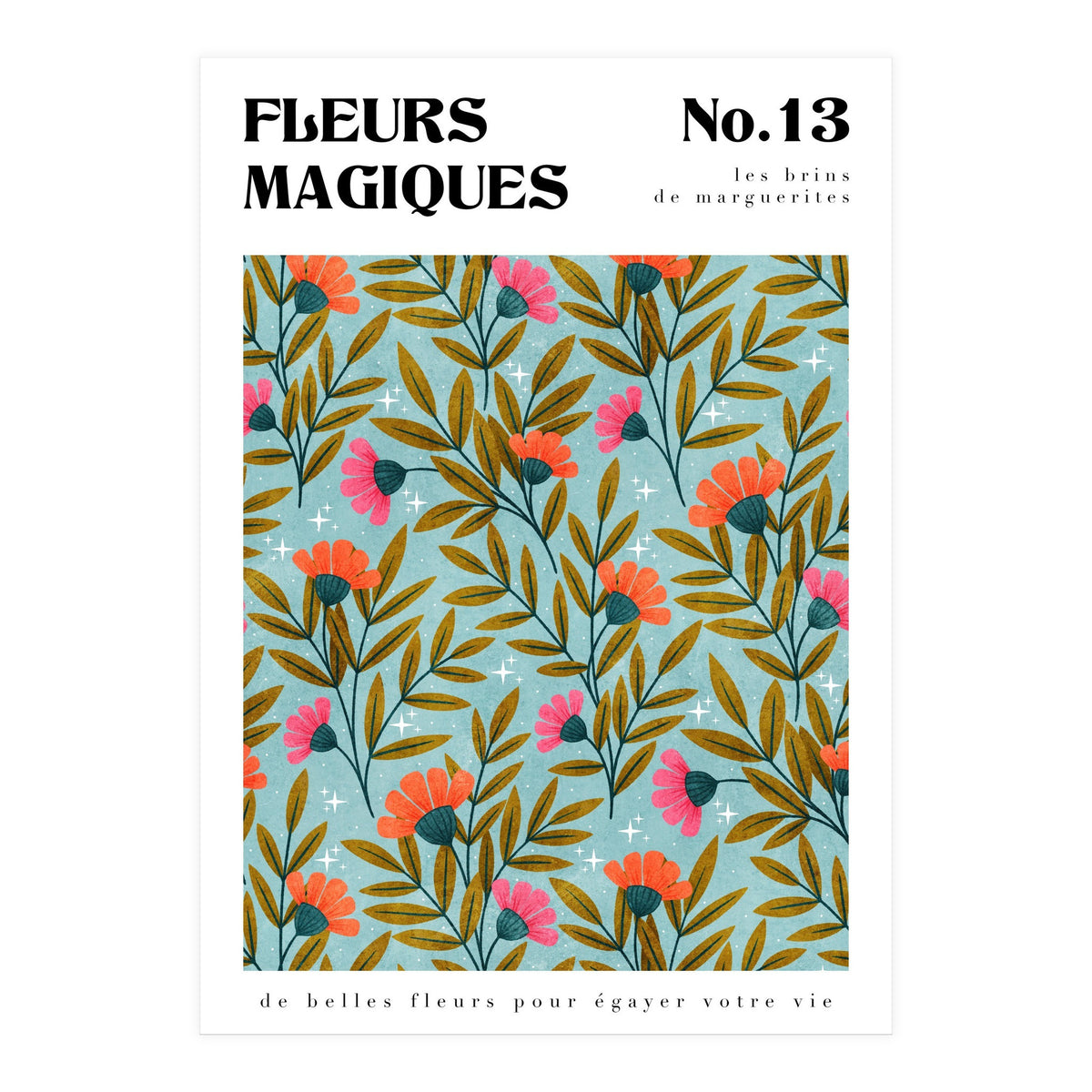 Magical Flowers No.13 Daisy Sprigs (Print Only)