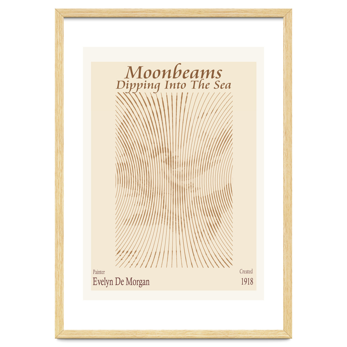 Moonbeams Dipping Into The Sea (1918) – Evelyn De Morgan (english, 1855 1919)