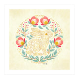 Folk Art Rabbit (Print Only) thumbnail