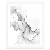 Abstract Black And White Flowing Lines thumbnail