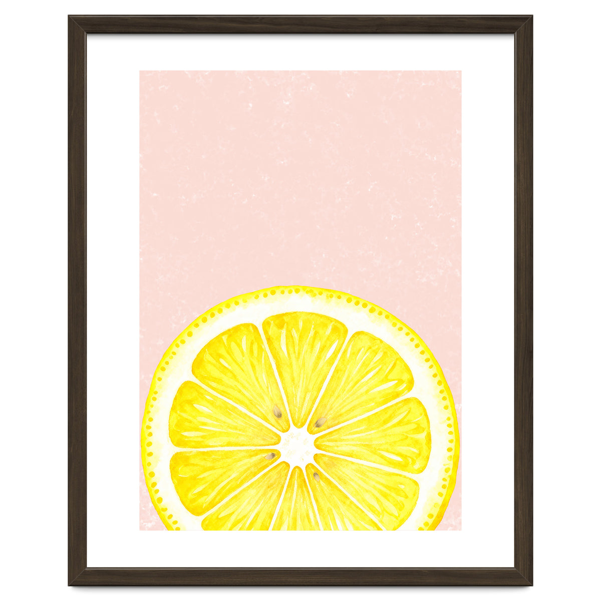 Lemon Slice, Fresh Citrus Kitchen Summer Art