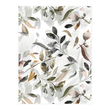 Watercolor Leaves Neutral Gray (Print Only) thumbnail