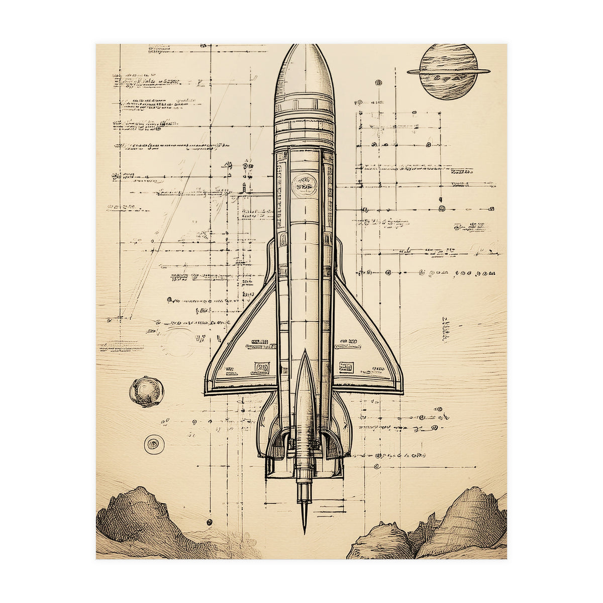 Back To The Moon 011 (Print Only)