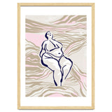 Follow the lines Serene woman in the water thumbnail