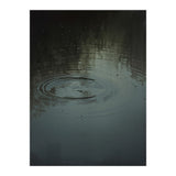 Moody Rain Puddle Ripples Oil Painting (Print Only) thumbnail