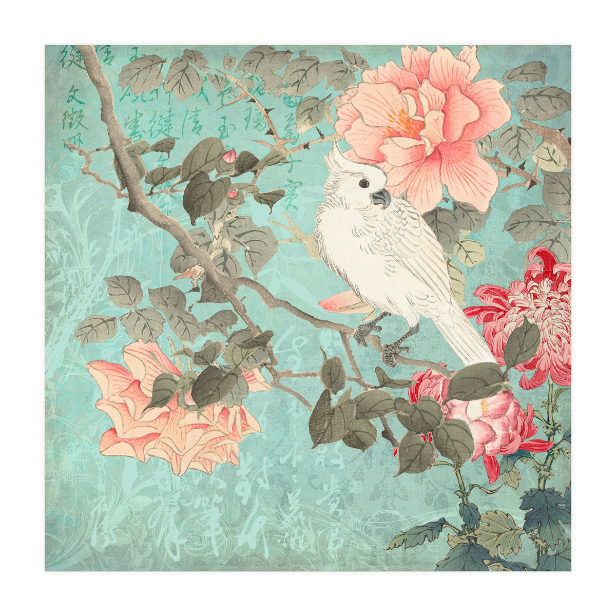 Chinese Cockatoo Garden (Print Only)