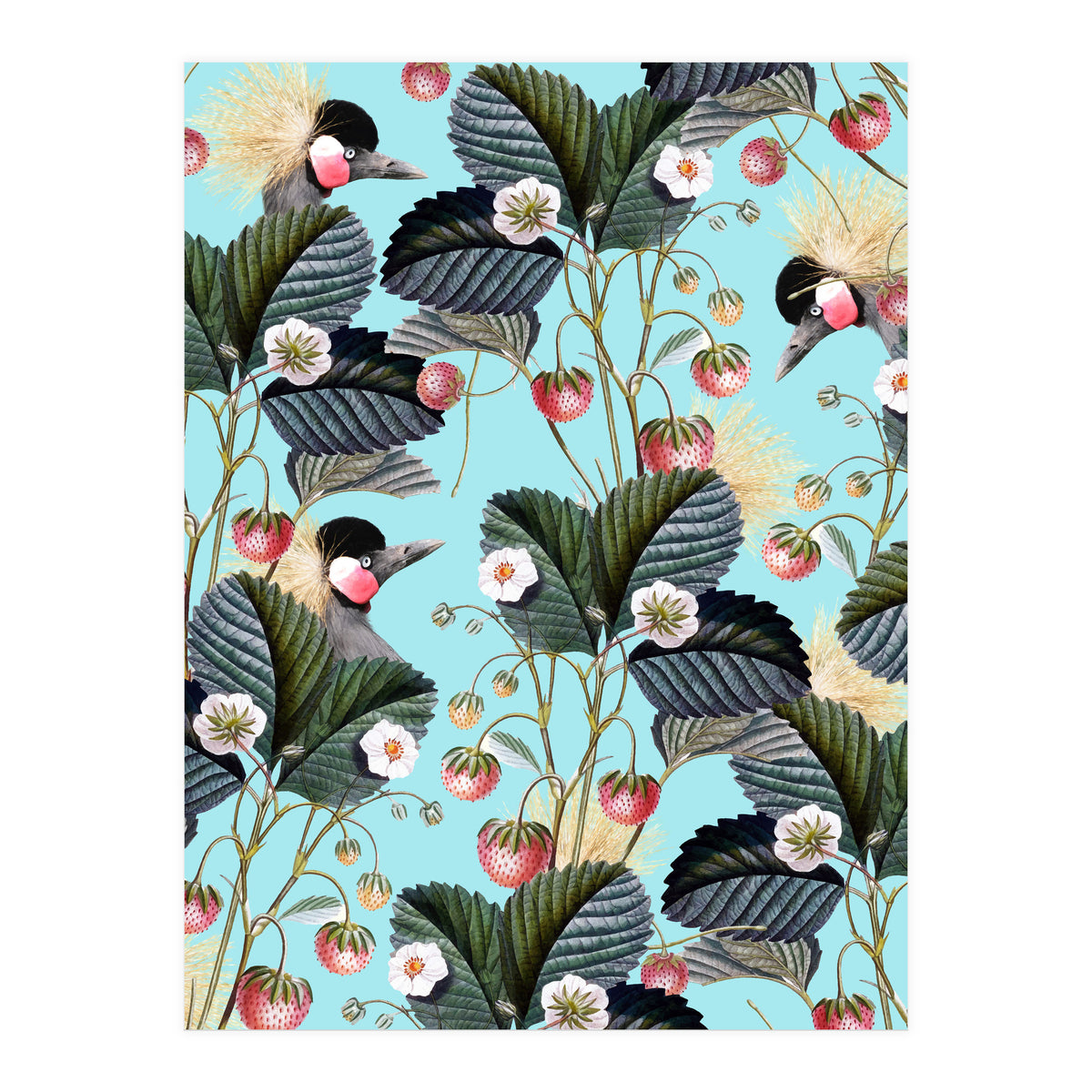 Strawberry Brush Hide Out (Print Only)