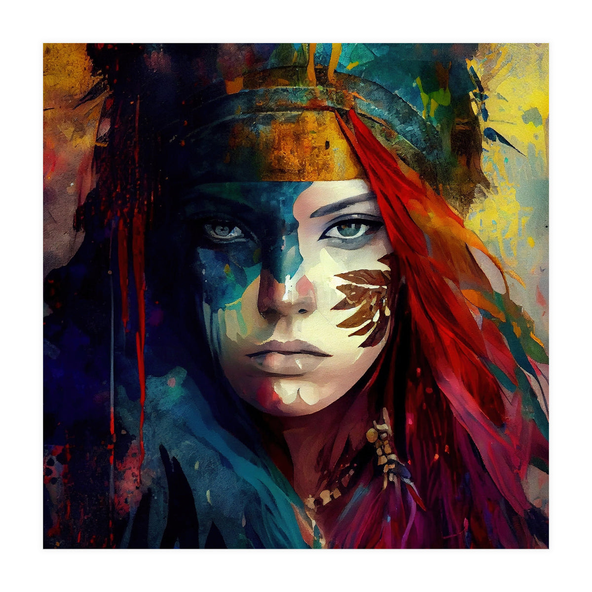 Powerful Warrior Woman #10 (Print Only)