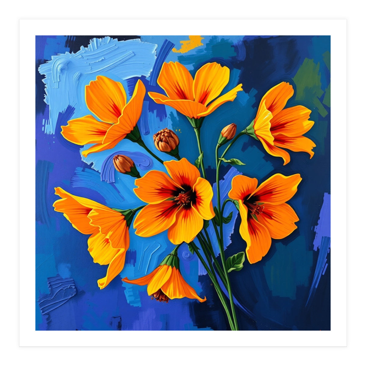 Elegant Flowers (Print Only)