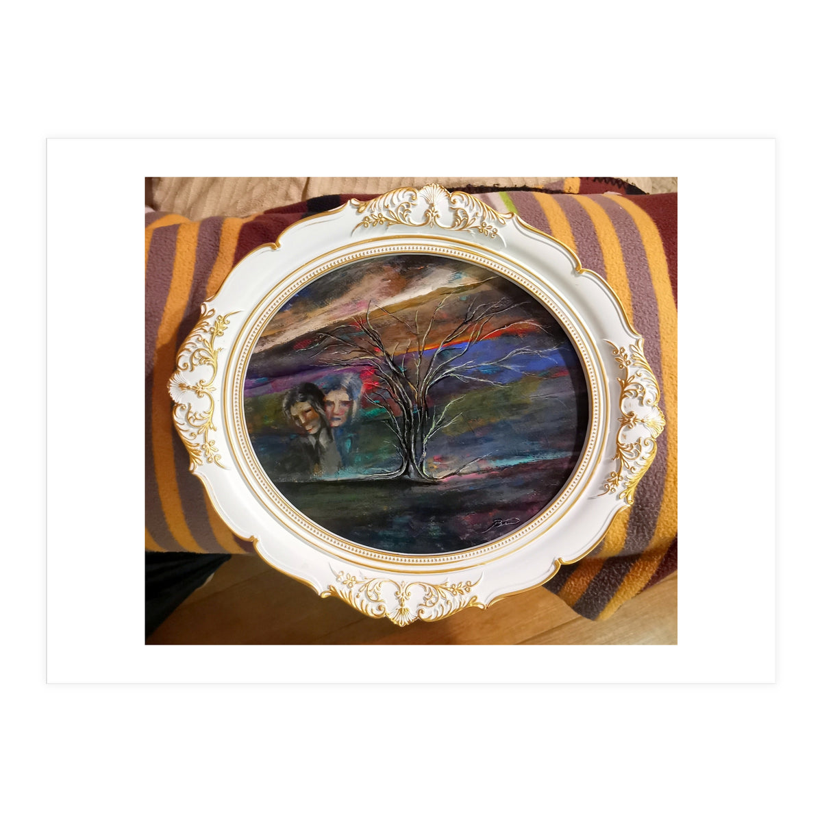 Memory 26x29.cm.acrylic. With Frame 33x38.cm. (Print Only)