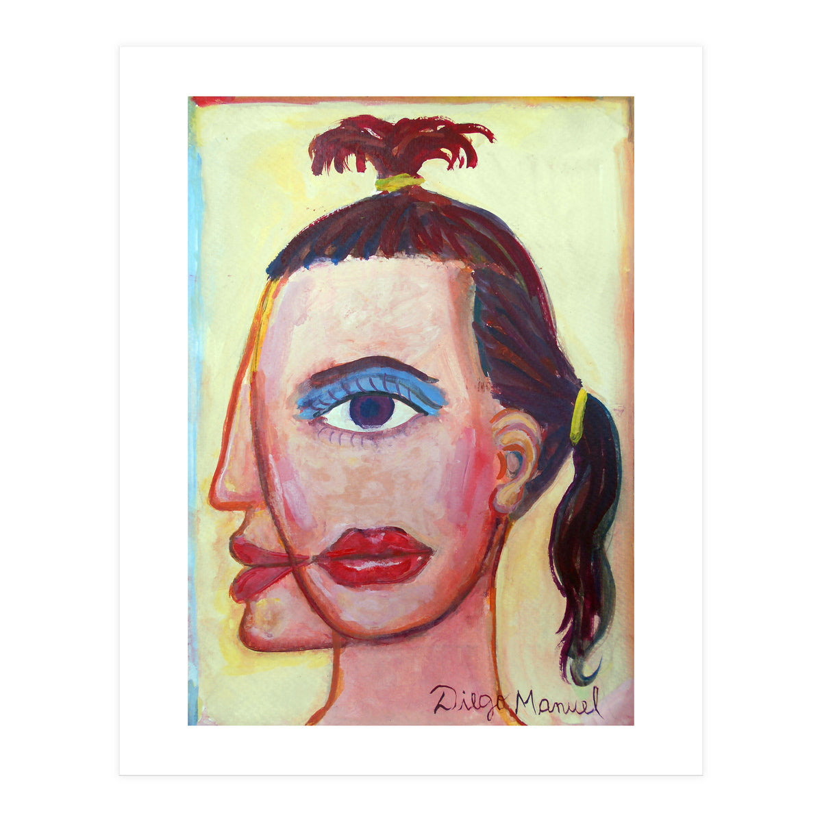 Cabeza De Mujer 6 (Print Only)