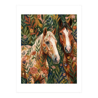 Wildflower Equine Duo (Print Only)