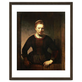 Rembrandt Harmenszoon van Rijn / 'Young Girl at an Open Half-Door', 1645. thumbnail