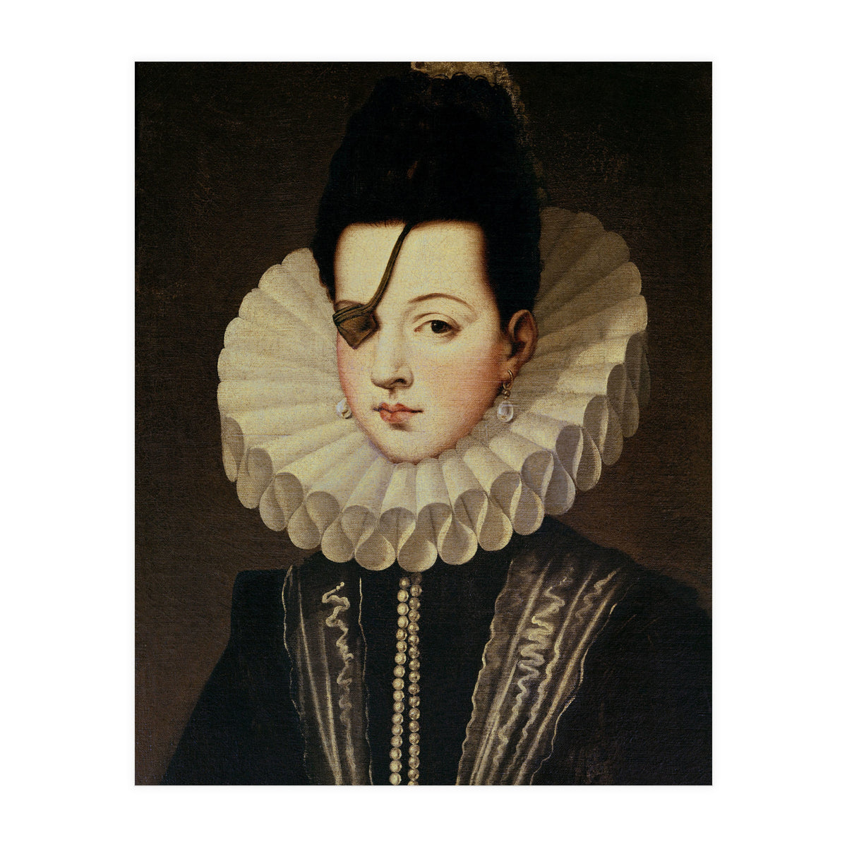 'Ana de Mendoza, Princess of Eboli', 16th century. ALONSO SANCHEZ COELLO. PASTRANA DUQUESA DE. (Print Only)