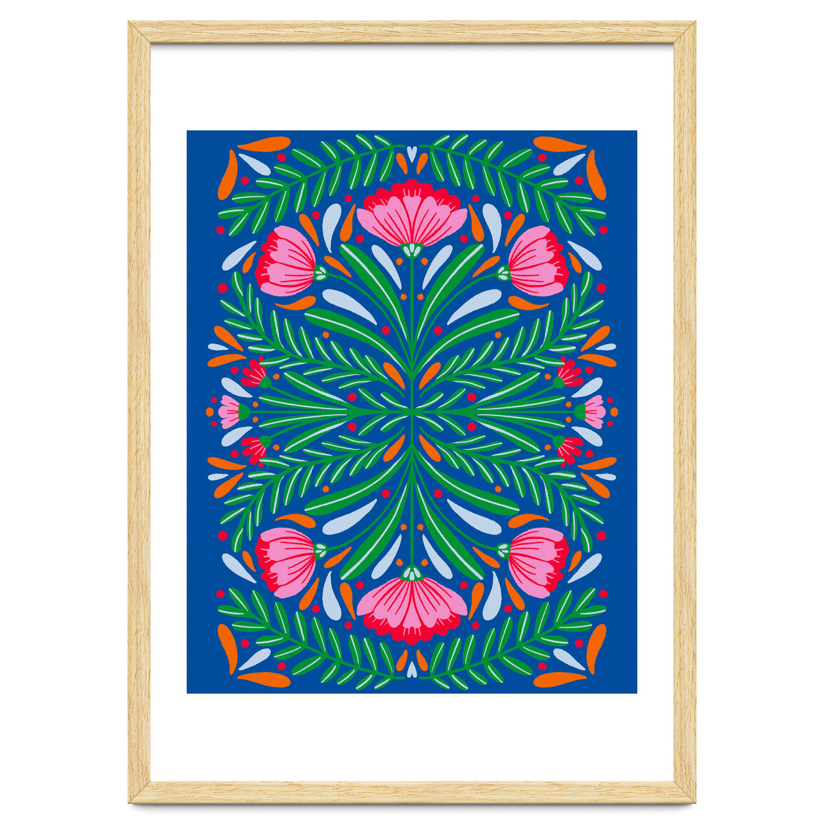 Bold Symmetrical Flowers