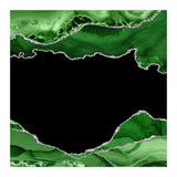 Green & Silver Agate Texture 04  (Print Only) thumbnail