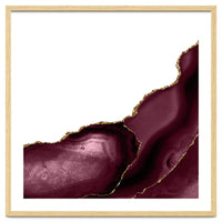 Burgundy & Gold Agate Texture 26