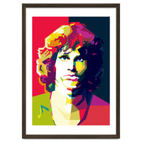 Jim Morrison Legendary Rock Pop Art WPAP