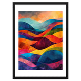 Abstract Rainbow Mountain Landscape thumbnail