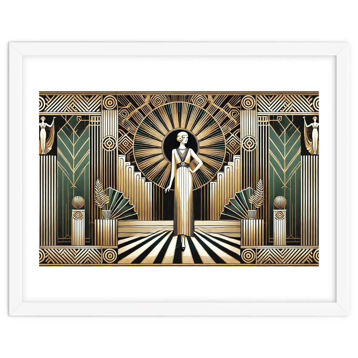 Golden Twenties Flair In Art Deco
