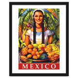 Mexico, Woman With Fruit Basket thumbnail