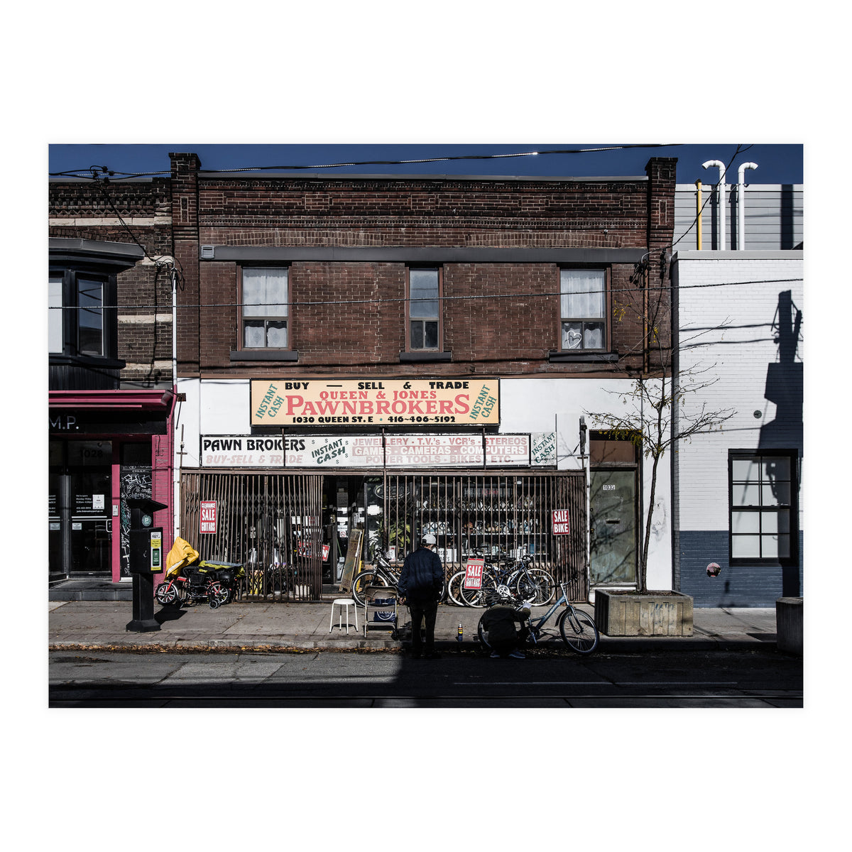 No 1030 Queen St E 2 Color Version (Print Only)