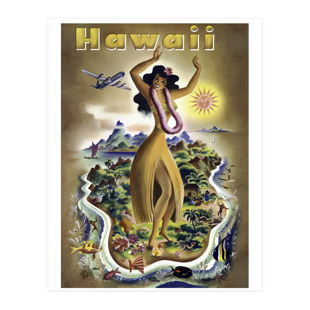 Hawaii Island (Print Only)