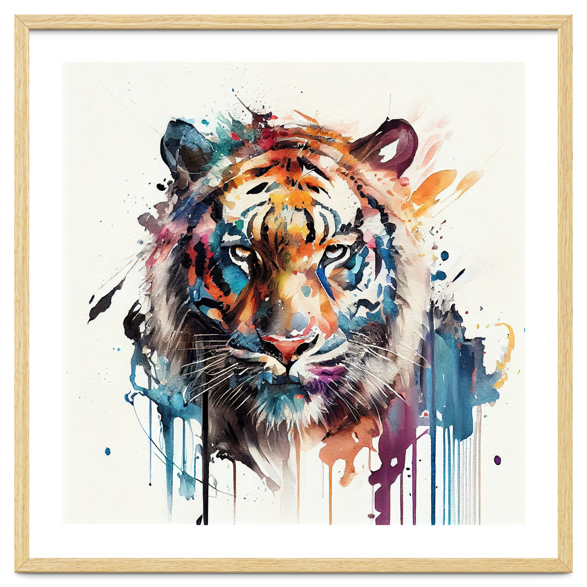 Watercolor Tiger