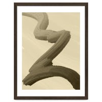 Brushstrokes in Sepia