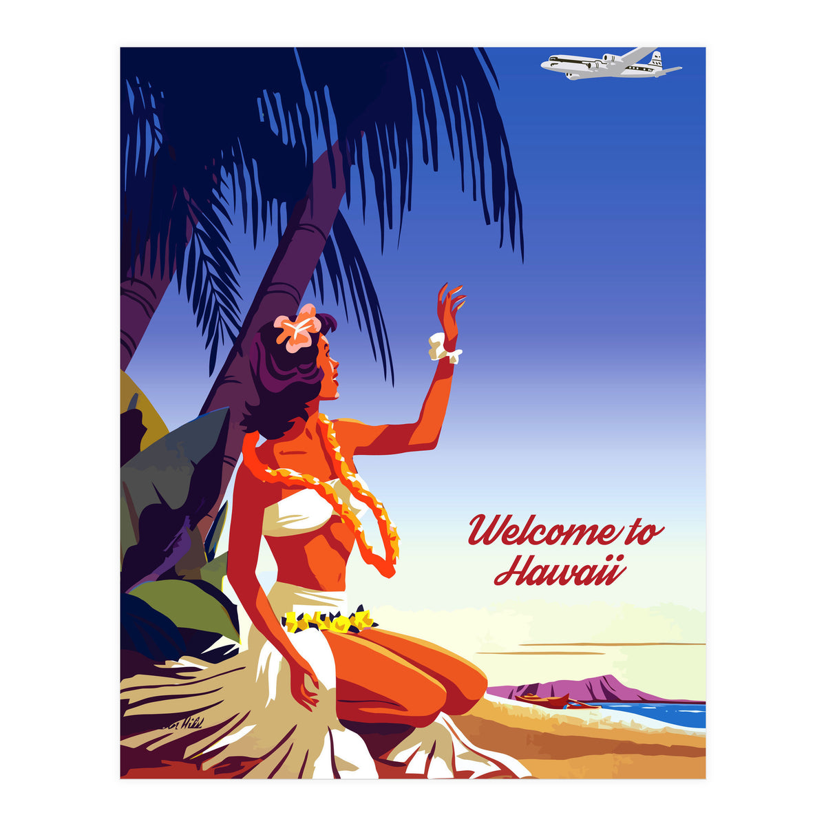 Hawaii Welcome (Print Only)