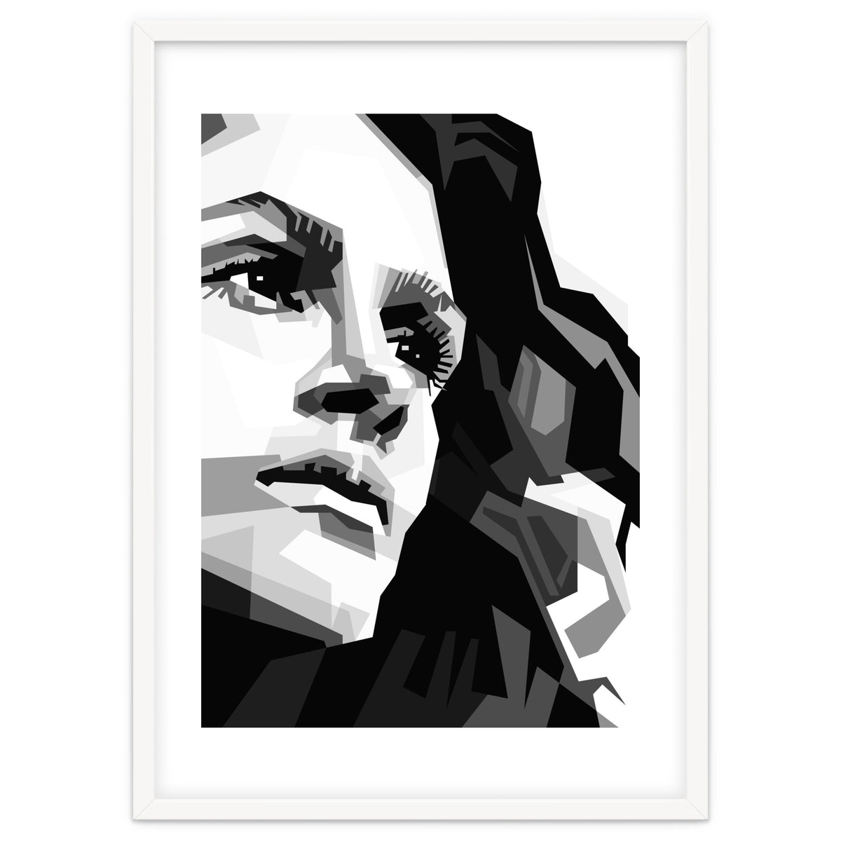 Julia Roberts Monochrome Illustration