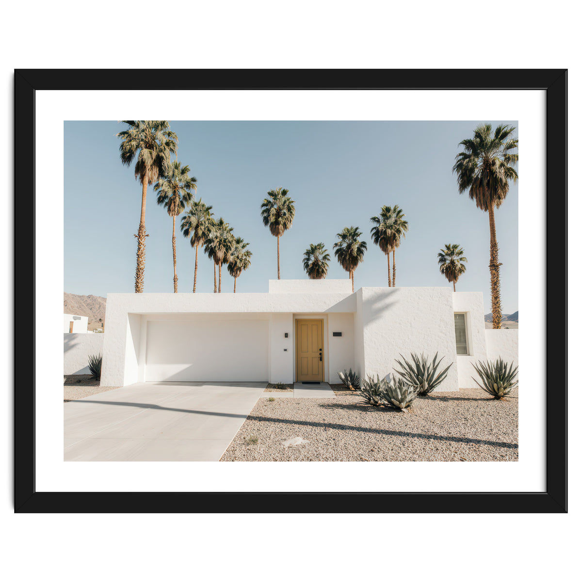 Palm Springs Modernist Home, Mid-Century Architecture Photography, Desert Minimalism