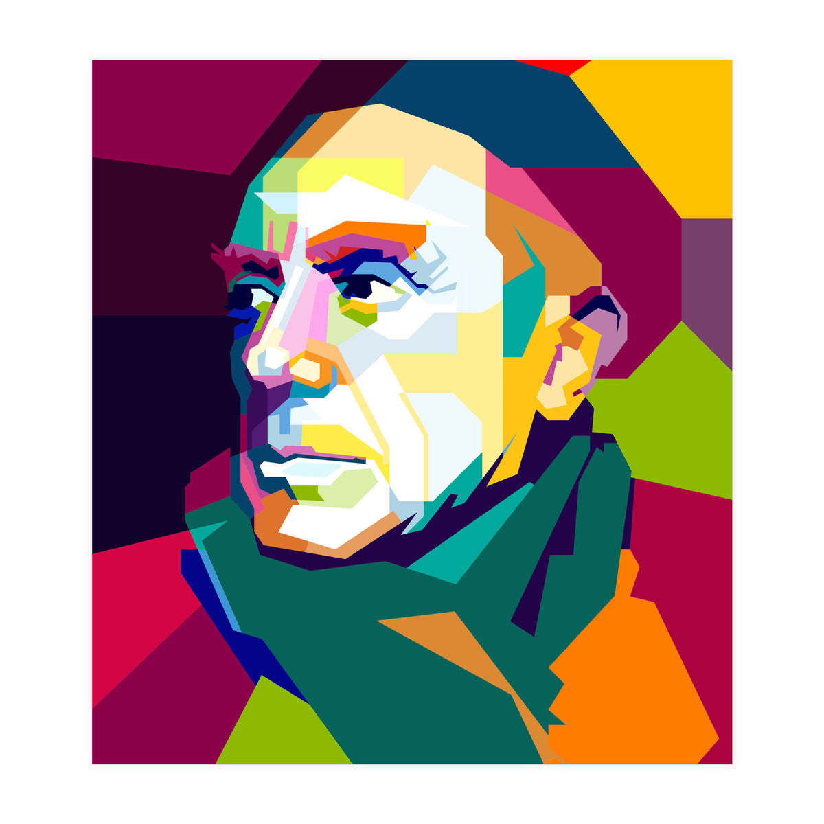 Pablo Picasso Pop Art WPAP (Print Only)