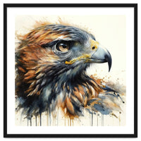 Eagle Gaze Across The Horizon