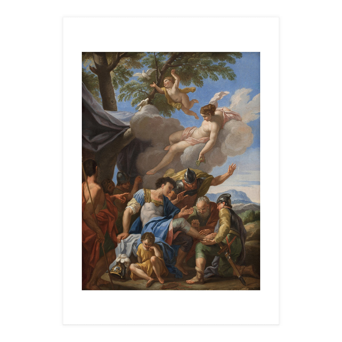 Hendrik Krock – Venus Brings Healing Herbs to the Wounded Aeneas (Print Only)