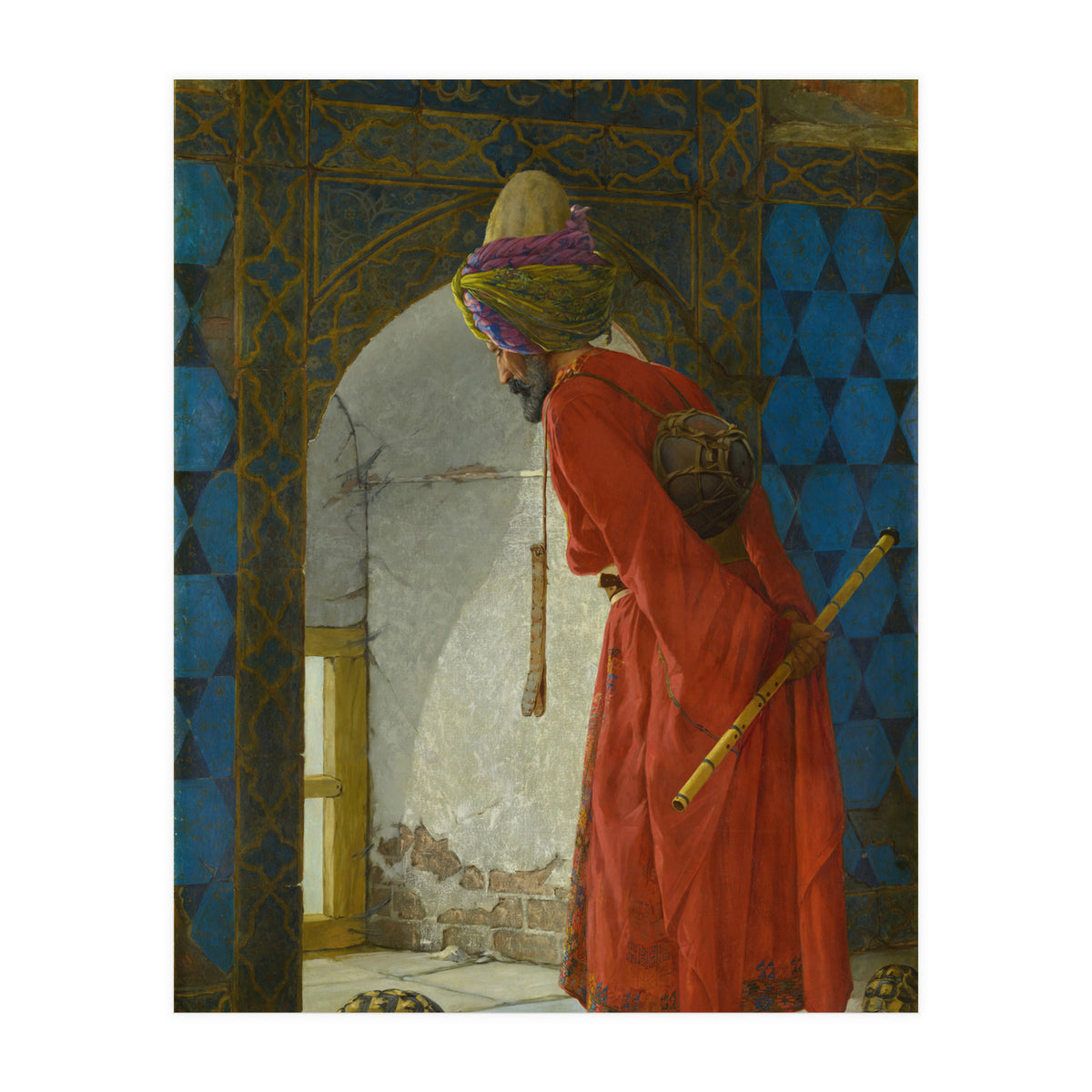 Osman Hamdi Bey – The Tortoise Trainer (1906) | Iconic Orientalist Art (Print Only)