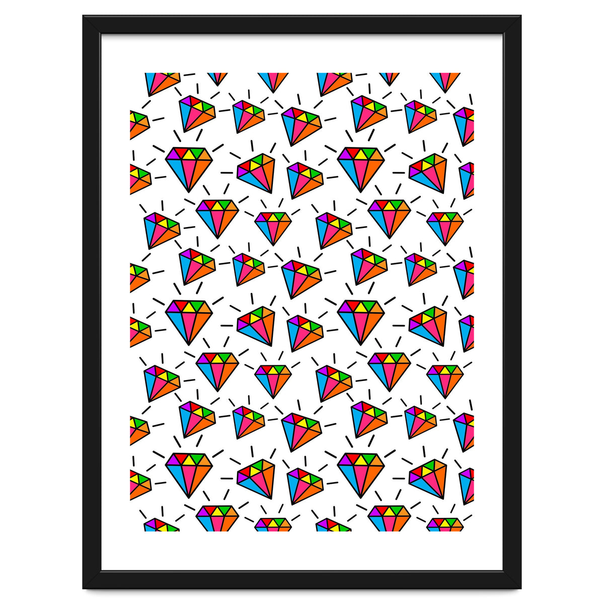 Cute diamonds pattern