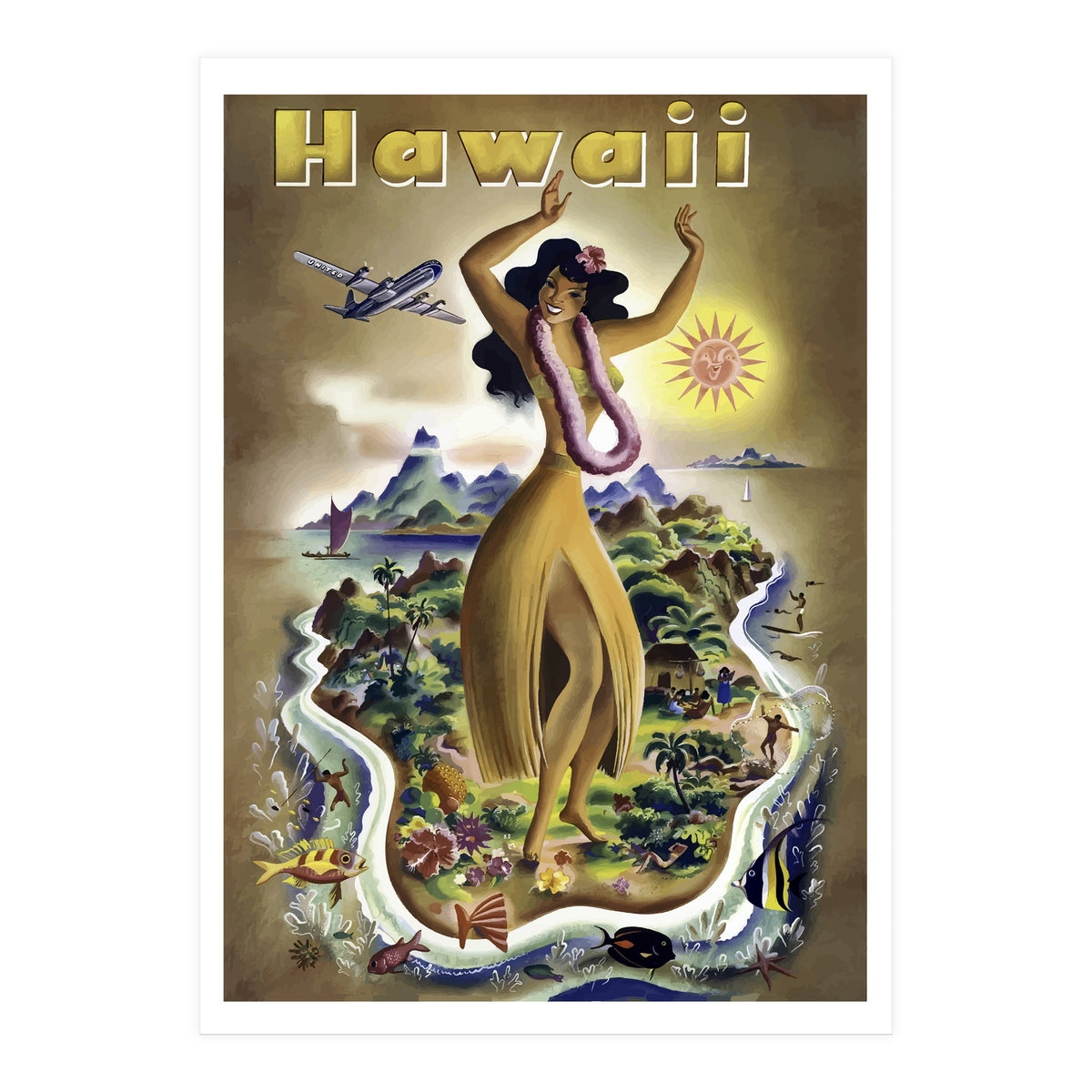 Hawaii Island (Print Only)