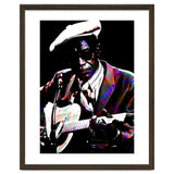 Lightnin' Hopkins American Country Blues Musician legend Colorful Art thumbnail