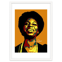 Nina Simone Music Legend in Pop Art