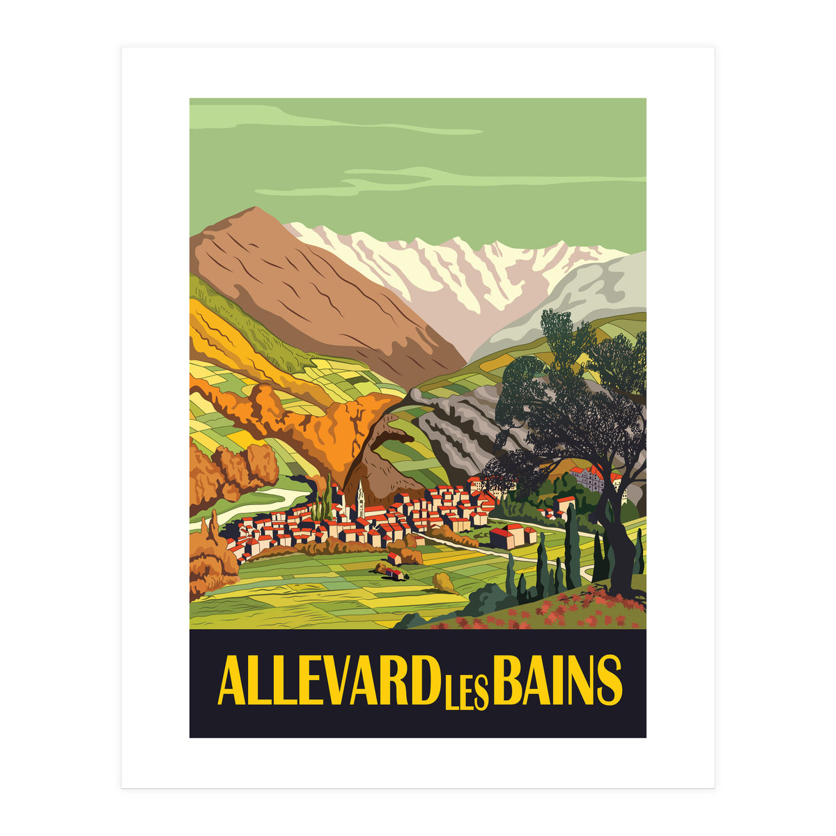Allevard, Les Bains, France (Print Only)