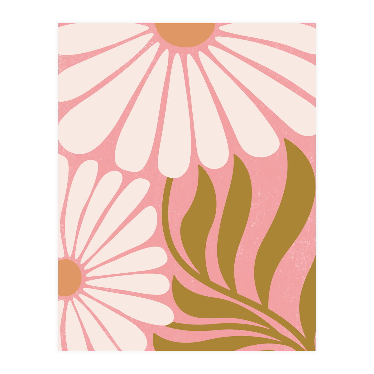 Boho Summer Floral Flower  (Print Only)