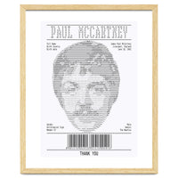 Receipt Art Paul Mc Cartney