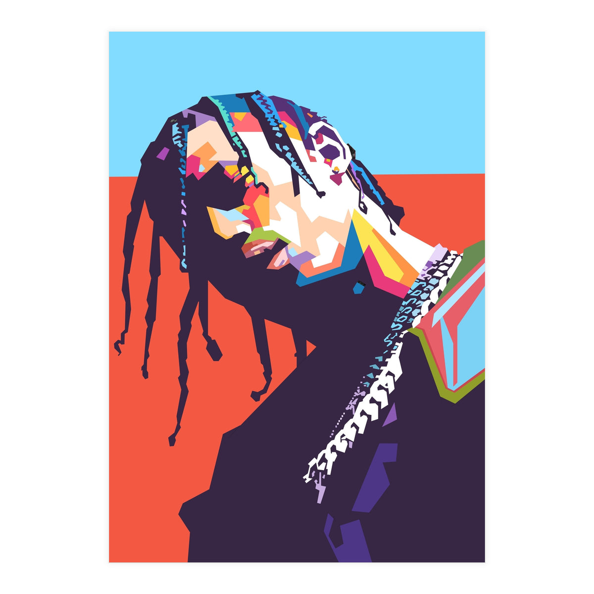 Travis Scott wpap art (Print Only)