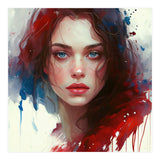 Modern Fairy Tale Blue Eyed Portrait (Print Only) thumbnail
