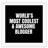 World's most coolest and awesome blogger thumbnail