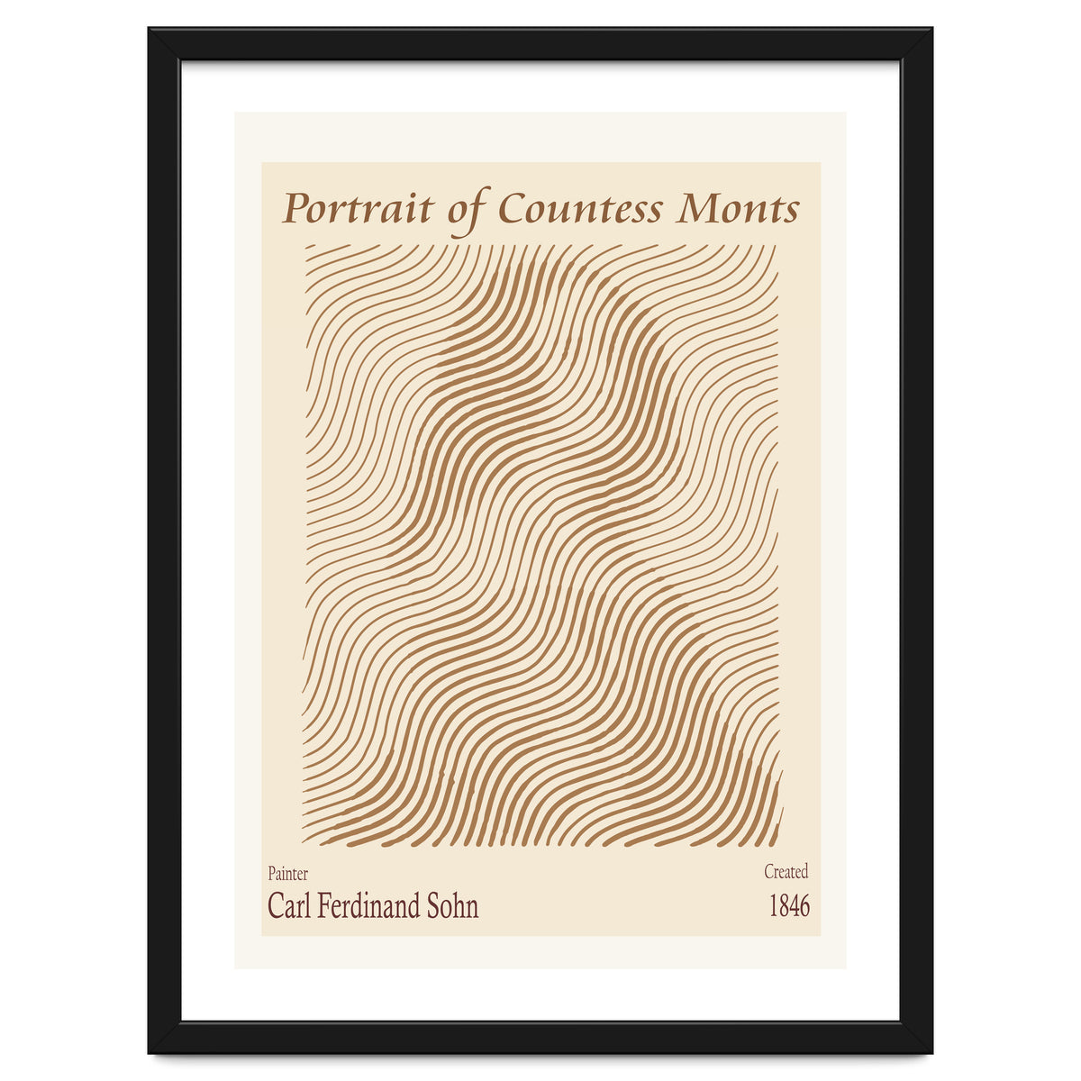 Portrait Of Countess Monts (1846) – Carl Ferdinand Sohn (german, 1805 1867)